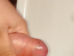 Wanking with cumshot