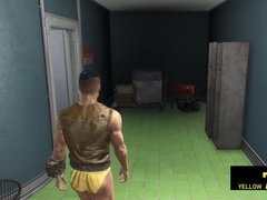 Harsh poke in camper stop's public restroom