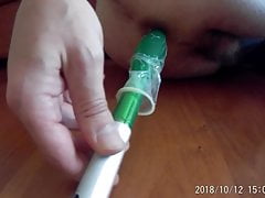 Italian Sissy slut masturbate ass