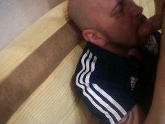 And here another ALPHA MASCULINE in ADIDAS pummels my FACEHOLE STIFF with his FAT BONER