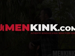 Johnny Ford turns hiker Derek Kage into his savage bondage fucktoy