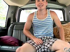 ultra-kinky penis railing inwards a car