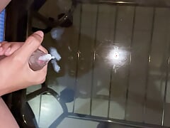 Slow Motion Cumshot (Big Black Cock)
