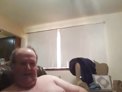 grandpa cum on webcam