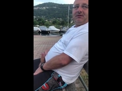 Daddies fan handjob
