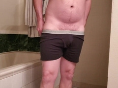 Getting High and Jerking off in my Roomies Shower