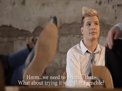 College Boys Action Threesome Sex