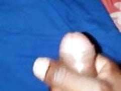 Black cock comes hard