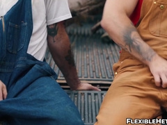 Zack Mackay and Tito Patron steam off their cock juices