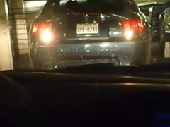 Big-Cocked Man Strokes in Car While Watching Porn