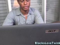 Watch youngster pulverize black ass with his mouth and tongue