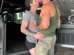 Nailing Hoe in Parking Pile