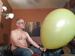Jerk Off on Giant 36 inch Balloon! - 2-21 - Balloonbanger