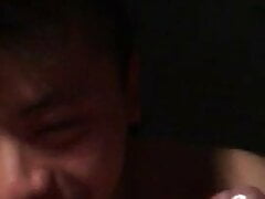 Asian boy sex -  cute guy blowjob