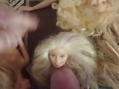 Doll fuck barbie doll hard on dicks cum