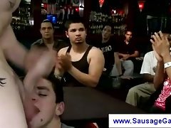 Party boys adore strippers dick