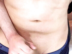 Jerking off and cum