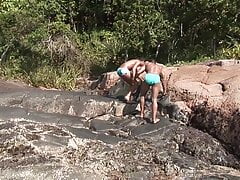Beach boys anal fucking