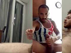 Big cock, gay cum, masturbation