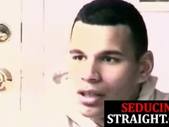 Straight jacked stud sucked off and jerked until cumming