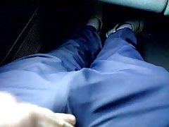 handjob on the train