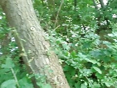 Cycling in pantyhose - Nylon Outdoor -