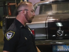 Cop and stud faggot pornography Get pulverized by the police