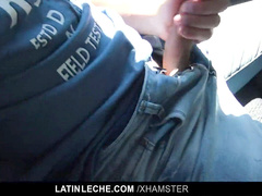 LatinLeche - jummy man fellates Cameramans Cock