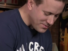 He turns into gay-slut-boy in the bar