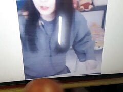 Korean Streamer yumyumyu77 Cumtribute