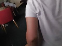 Bareback fuck with tight bottom in university staff room