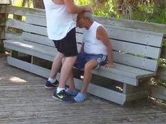 older gays have sex in public park 4