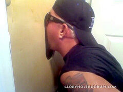 2 knobs At The Gloryhole Get deepthroated