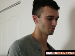 SayUncleNetwork.com - Twink stepbrother's anal fucking and stretching by his horny sibling