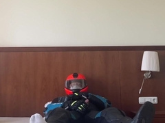 crazy after a motorbike excursion