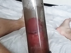 Pumped up cock play part 1