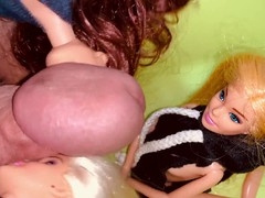 Fucking sex barbie doll, barbie doll cumshot, tiny sex doll