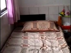 Chinese Lad Drains and Ejaculates on Web cam