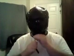 Taped and Hooded Prisoner