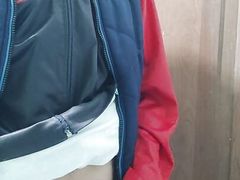 YOUNG GUY TAKES OUT HIS COCK AND MASTURBATE IT RICHLY