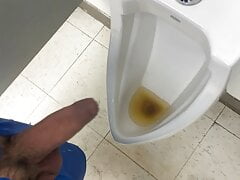 Thrift store bathroom piss