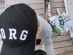 Steamy Backyard Dt Jism in Jaws