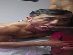 SITTING ON THE LARGE, MEATY KNOB