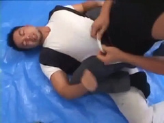 Asian cub getting worked over