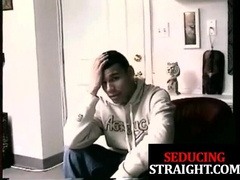 Strung up heterosexual jock’s salami throated by DILF in amateur couple