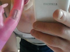 Sissy gagging for cock