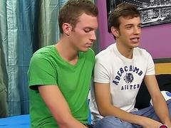 Mason Stone analpounds Ryan Sharp after they blow each other