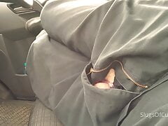 Cock Ring Makes Van Driver Cum In His Van - SlugsOfCumGuy