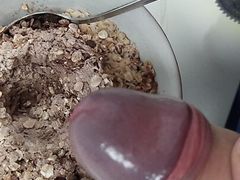 MIX THE SPERM INTO YOUR FAVORITE FOOD AND EAT IT TOO!