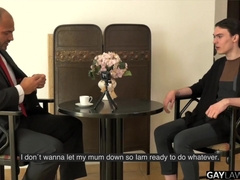 GAYLAWOFFICE Twunk Tyler Vonas Defended With Humid Lawyer Prick